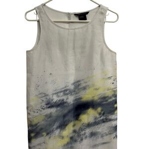 A|X Armani Exchange Abstract Print Sleeveless Shift Dress
